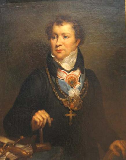 Antoni Brodowski Portrait of Ludwik Osinski. oil painting image